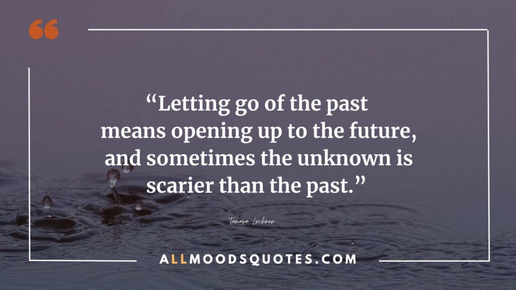 Find comfort in goodbye letting go of someone you love quotes, which acknowledge the fear of the unknown but also highlight the potential for growth and new experiences.