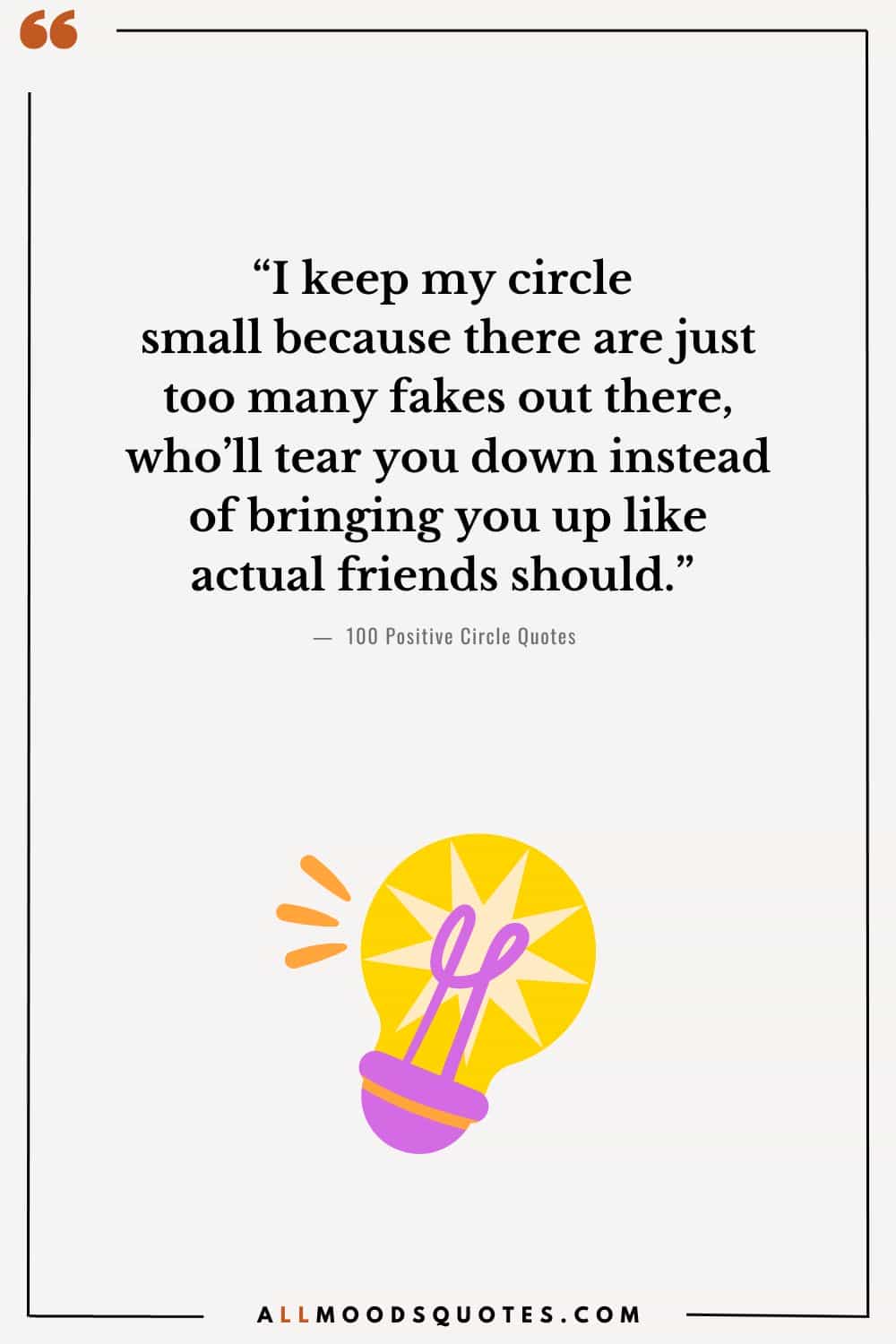 Positive Small Circle Quotes