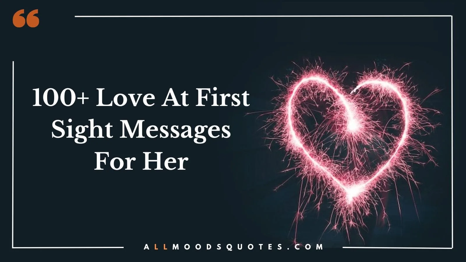 Love At First Sight Messages For Her